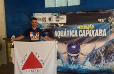 Ex-aluno da FASU é destaque em competição de natação